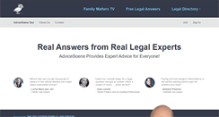 Desktop Screenshot of advicescene.com