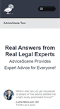 Mobile Screenshot of advicescene.com